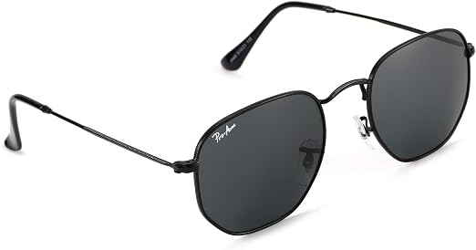 ANTEOJOS DE SOL RAY-BAN I-SHAPE HEXAGONAL TALLE LARGE ARMAZÓN POLISHED BLACK Y LENTE GREY GRADO A