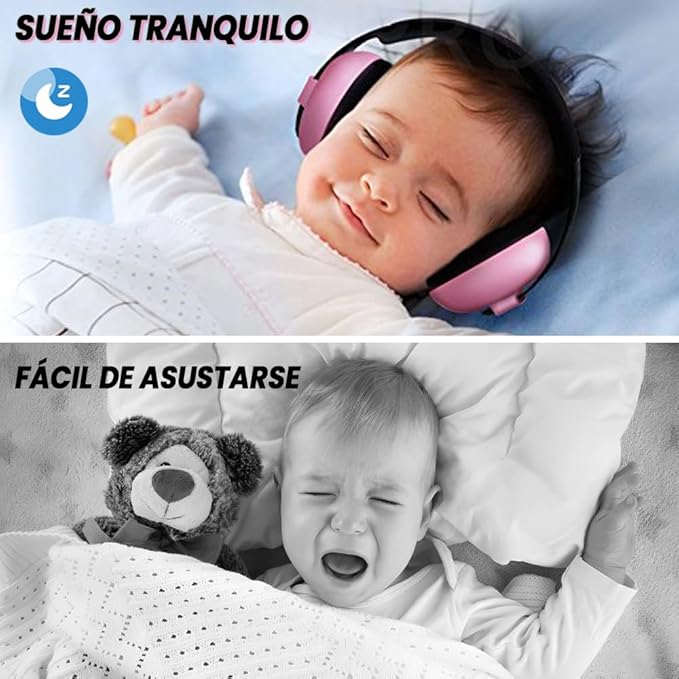Orejeras Contra Ruidos Para Bebé Protección Auditiva GRADO B