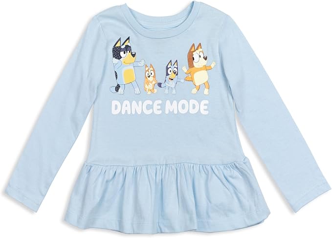 BLUEY TODDLER GIRLS SKATER DRESS PINK GRADO B