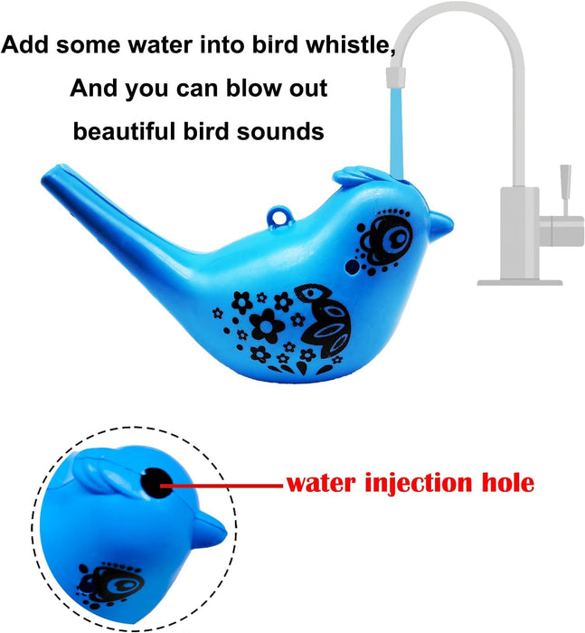 accesorios azules warbler bird whistle