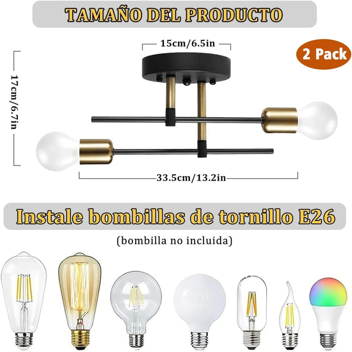 Lámpara De Techo Colgante Moderna 2