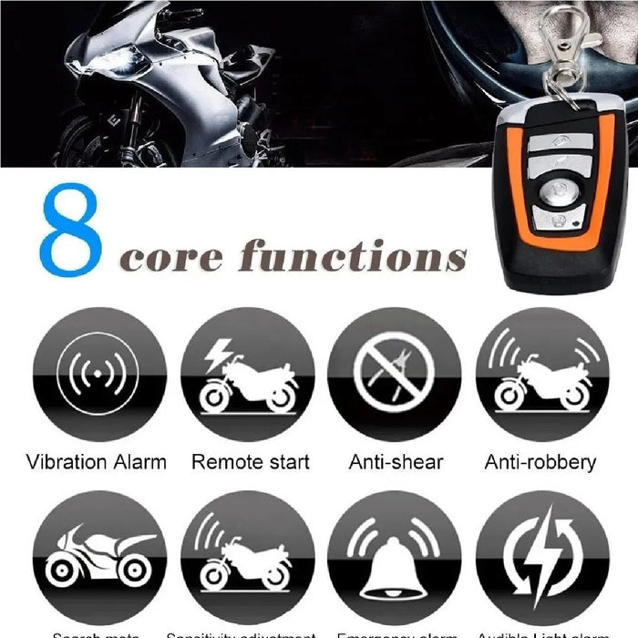 Alarma De Arranque Antirrobo De Remoto Para Motocicleta 10273