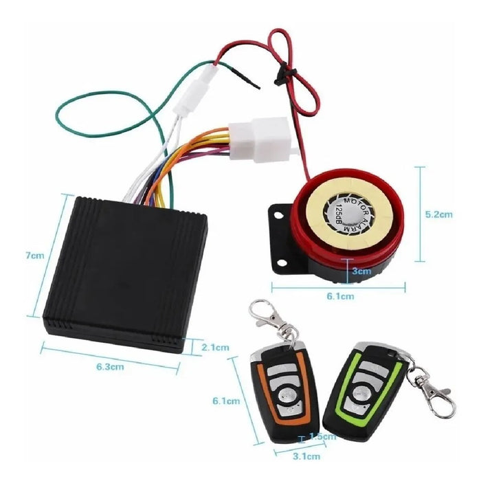 Alarma De Arranque Antirrobo De Remoto Para Motocicleta 10273