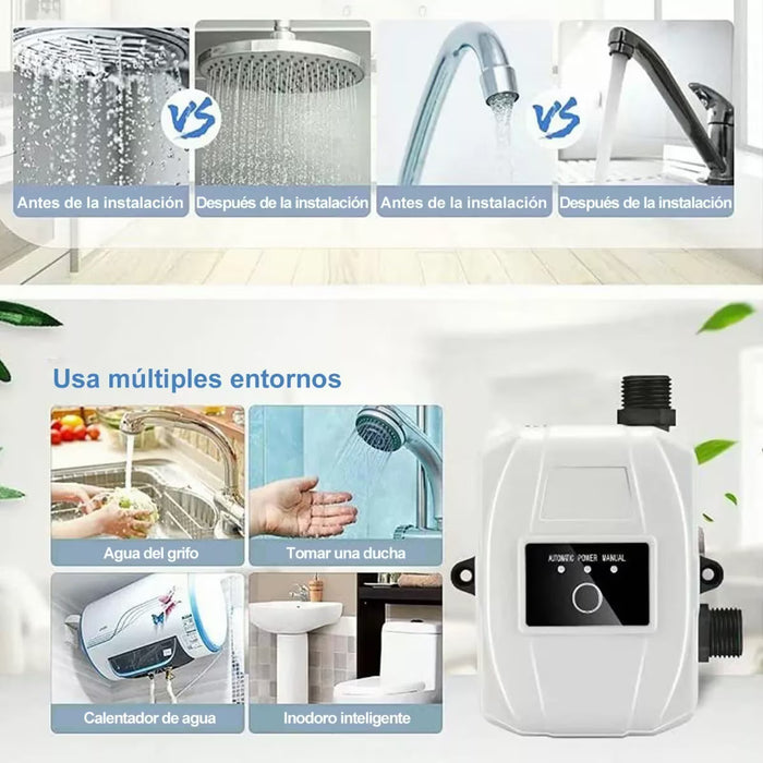 PRESURIZADORA BOMBA DE AGUA,AUTOMATICA+MANUAL,35L/MIN 1/6 HP