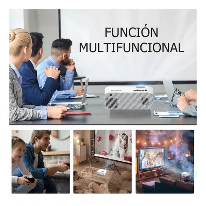 Proyectores Android Mini Portatil Bluetooth Wifi Baratos 4k GRADO A NEGRO