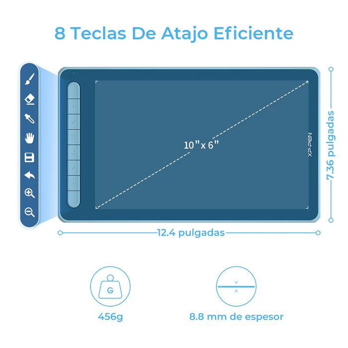 Tableta Grafica Drawing Deco Lw Con Bluetooth De Coloresxp-p 1 GRADO A