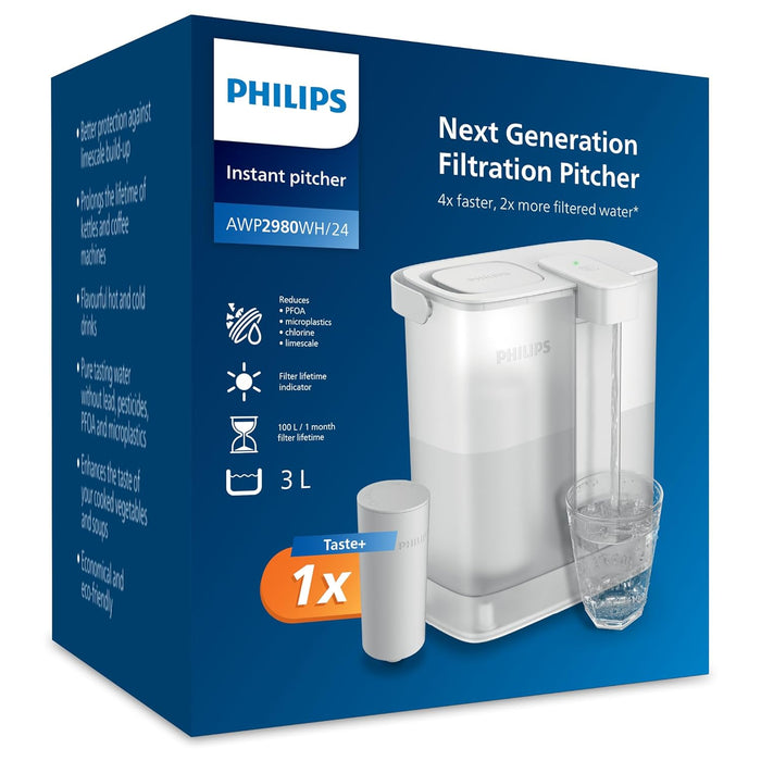 JARRA CON FILTRO DE AGUA PHILIPS FRESH WATER - GRADO B