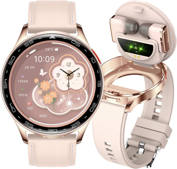 SMARTWATCH RELOJ INTELIGENTE DEPORTIVO UNISEX CON AUDÍFONOS BLUETOOTH GRADO B (SIN CABLE CARGADOR)