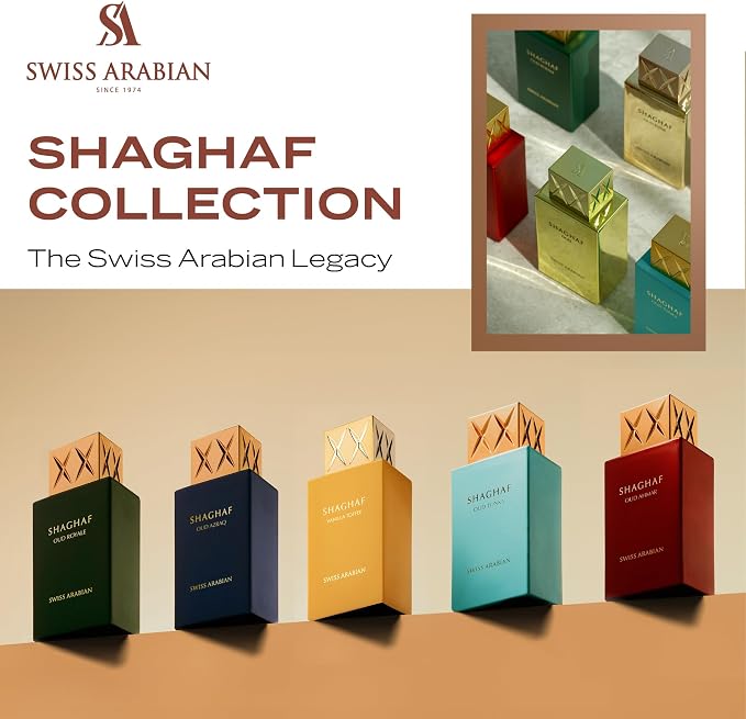 PERFUME SWISS ARABIAN SHAGHAF OUD AZRAQ EDP 75ML FOR UNISEX GRADO B