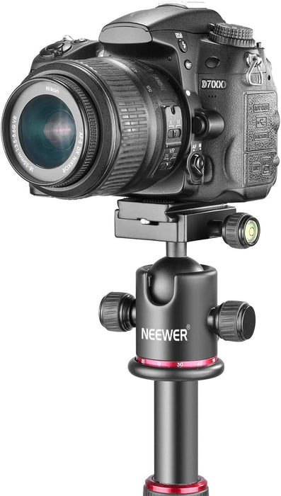 Neewer Cabeza De Bola 360Â° Con Mango, Soporte Para Microfono grado A