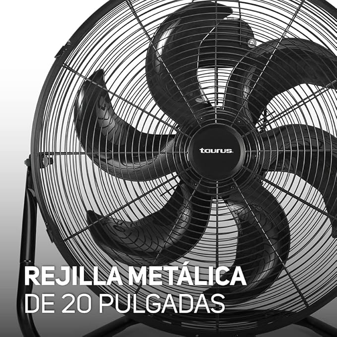 Taurus Flash | Circulador de Aire Metálico Industrial de Alta Velocidad | Piso y Pared GRADO B