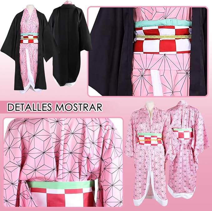 Lote 5 disfraces nezuko Demon Slayer