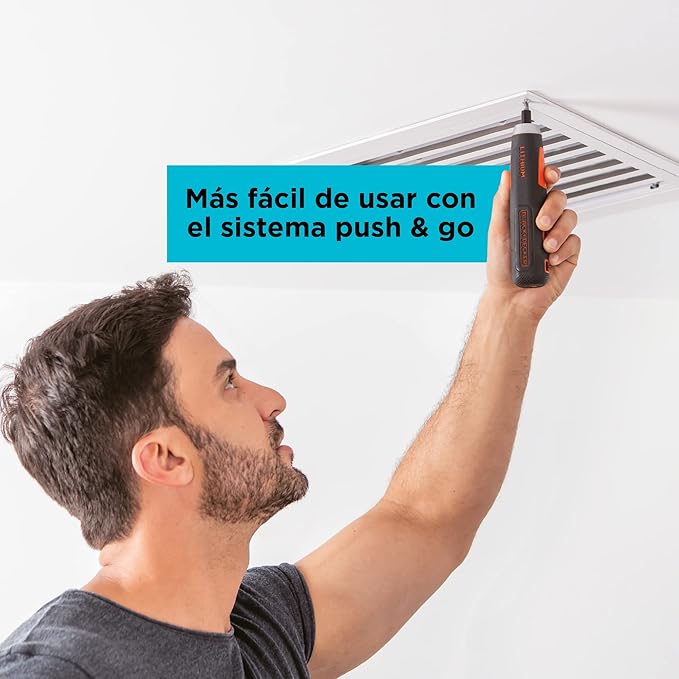 Atornillador Inalambrico + 27 Accs Black+decker Bd40k27b3 Color Negro Frecuencia GRADO A