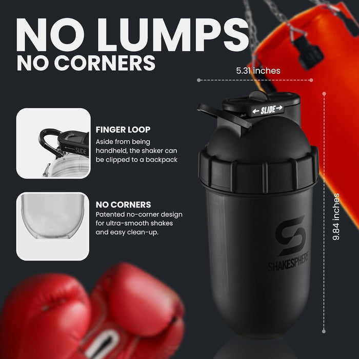 Botella Shaker Shakesphere Cooler Doble Pared 575ml Grado B