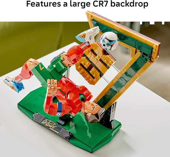 LEGO EDITIONS CRISTIANO RONALDO: LEYENDA DEL FUTBOL – SET DE CONSTRUCCIÓN – DECORACIÓN COLECCIONABLE INSPIRADA EN EL FUTBOL – SET DE EXHIBICIÓN – REGALO PARA NIÑOS Y NIÑAS – 43016 GRADO B