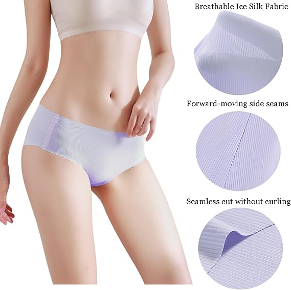 Pack 6 Braguitas Algodón Mujer | Cintura Baja Cómoda | Lencería Básica Invisible México