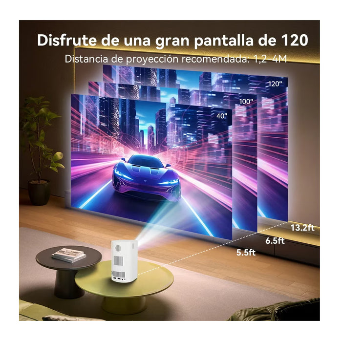 PROYECTOR INTELIGENTE 4K CON WIFI - GRADO B