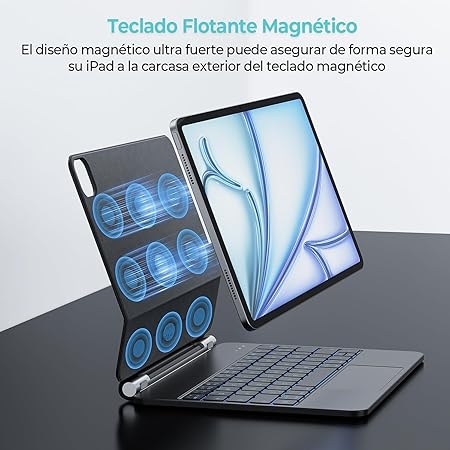 IPAD PRO 11 PULGADAS Y IPAD AIR 10.9 PULGADAS, FUNDA CON TECLADO IPAD INALAMBRICA