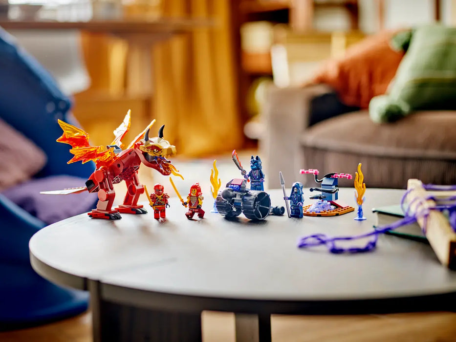 LEGO NINJAGO Batalla del Dragón Fuente de Kai Grado B