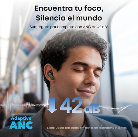 WIRELESS EARBUDS TIPO SOUNDCORE P30I BY ANKER W/ NOISE CANCELLING   | GRADO B