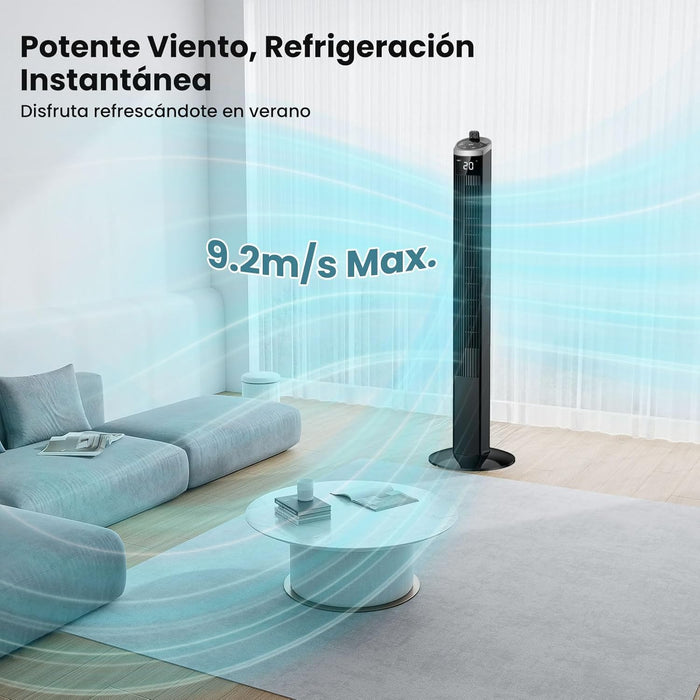 VENTILADORES DE TORRE 48 PULGADAS/121CM, 80°  GRADO B