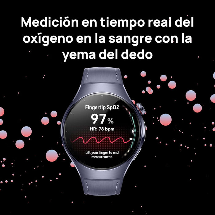 Smartwatch Huawei Watch 5 46mm Esim Plata Titanio Titanio Titanio Titanio Negro