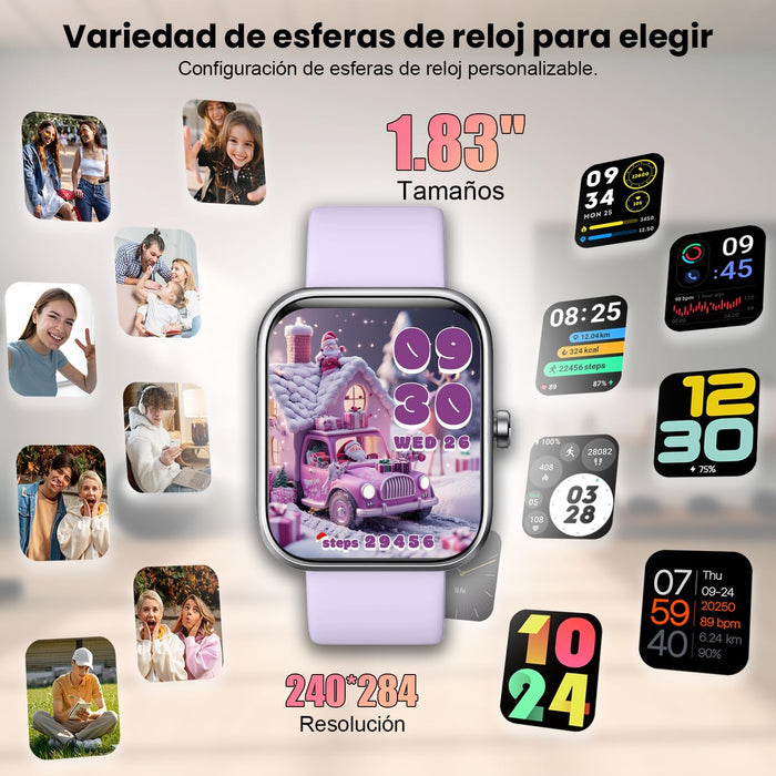 RELOJ INTELIGENTE SMARTWATCH LLAMADAS BLUETOOTH PARA ALEXA GRADO B