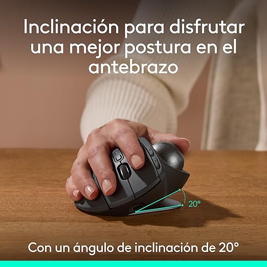 MOUSE LOGITECH MX ERGO S TRACKBALL GRAPHITE GRADO A