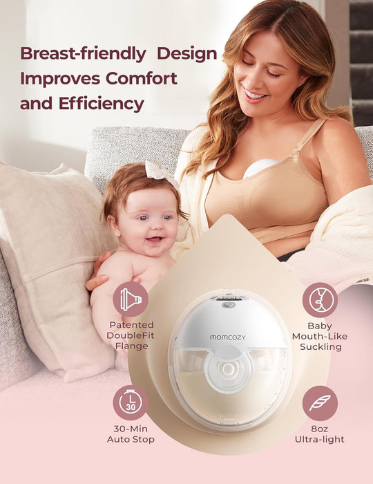 MOMCOZY M5 EXTRACTOR DE LECHE ELÉCTRICO PORTÁTIL 1 UNIDAD GRADO A