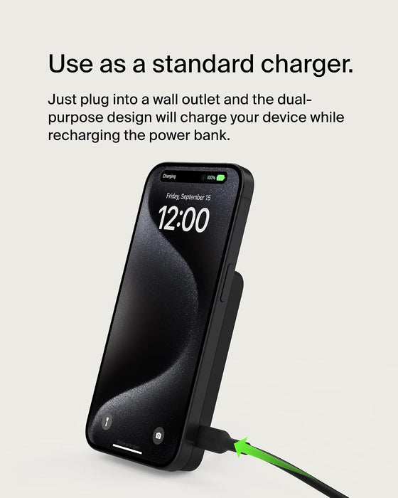 BATERÍ­A EXTERNA BPD006BTBK INALÁMBRICA Y MAGNETICA 5000 MAH BELKIN GRADO A