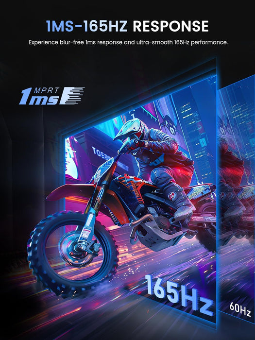 Uperfect Monitor PortÃ¡til 24.5 2k 165hz Vesa Gamer Pantalla GRADO A