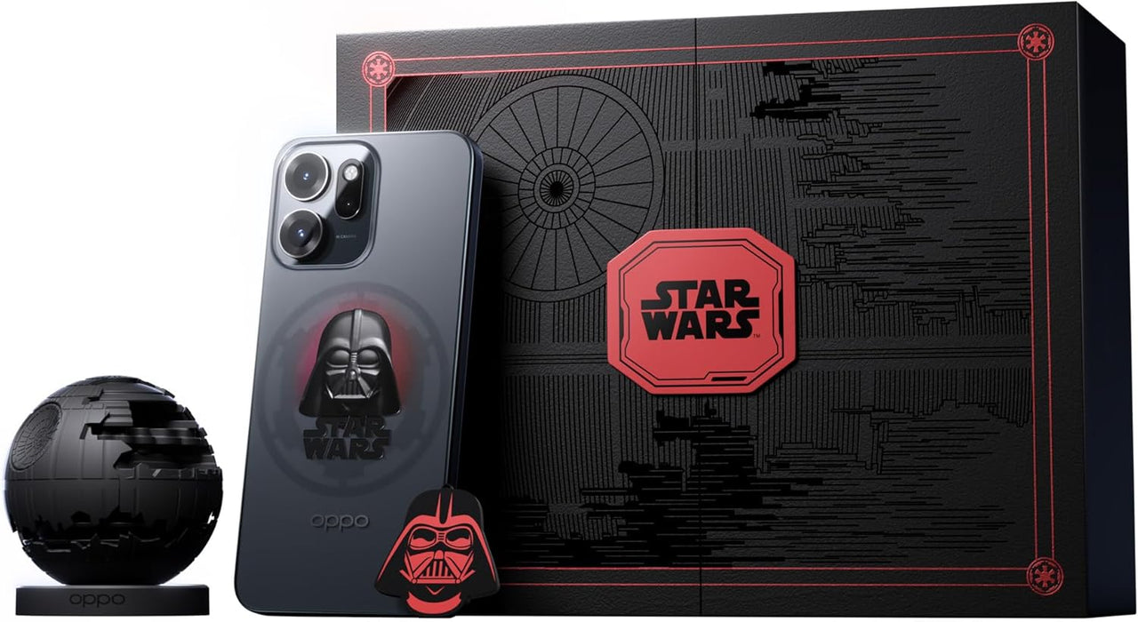 OPPO RENO14 F EDICIÓN LIMITADA STAR WARS LADO OSCURO SINGLE SIM, 12GB+256GB, CAMARA 50MP NEGRO GRADO A