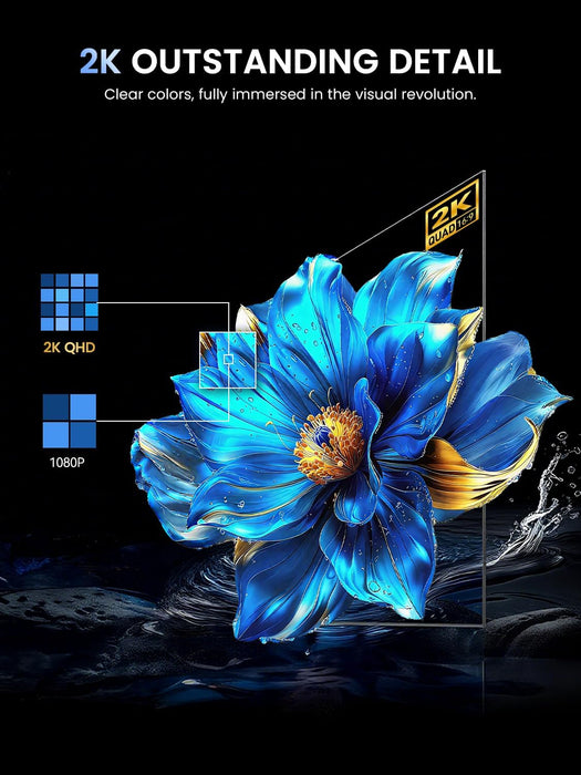 Uperfect Monitor PortÃ¡til 24.5 2k 165hz Vesa Gamer Pantalla GRADO A