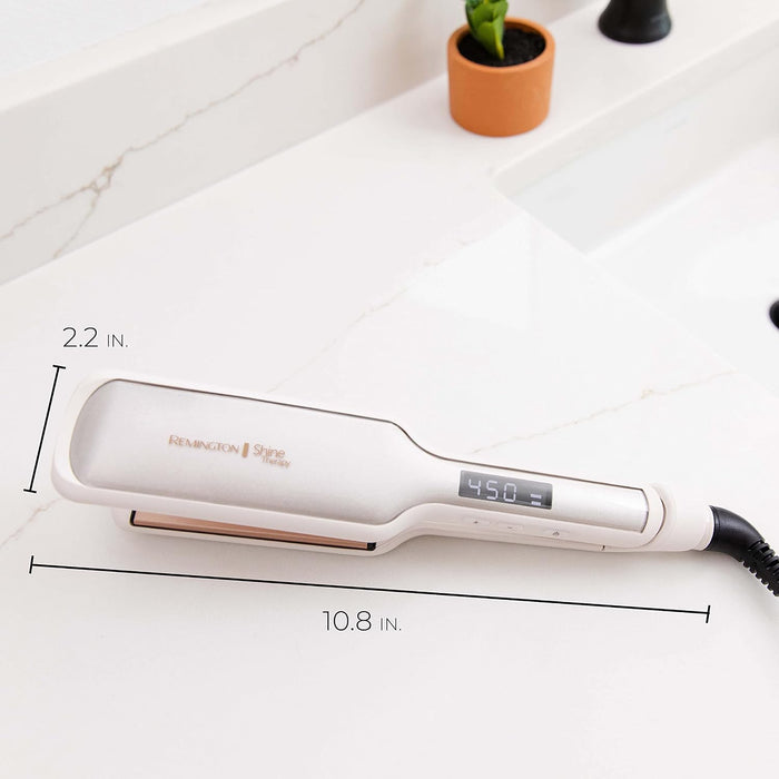 HAIR STRAIGHTENER REMINGTON SHINE THERAPY 2-INCH FLAT IRON 1  |  GRADO A