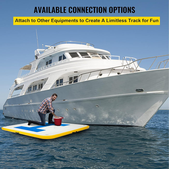 Plataforma flotante 10x10+bomba de aire, grado b