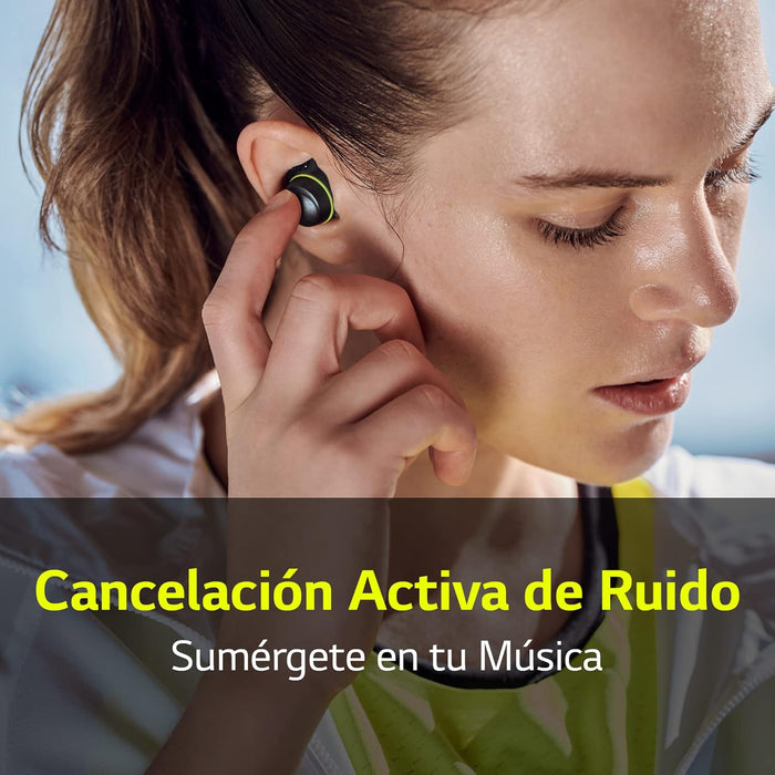 LG Tone Free Fit Tf7q AudÃ­fonos InalÃ¡mbricos Deportivo Negro GRADO A