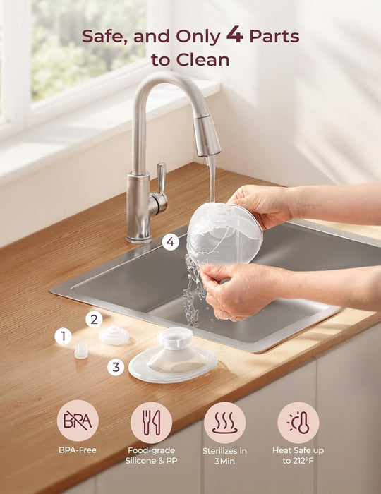 MOMCOZY M5 EXTRACTOR DE LECHE ELÉCTRICO PORTÁTIL 1 UNIDAD GRADO A