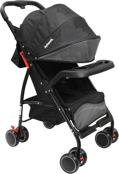 INFANTI CARRIOLA OWEN COMPACTA Y PLEGABLE COLOR NEGRO GRADO A