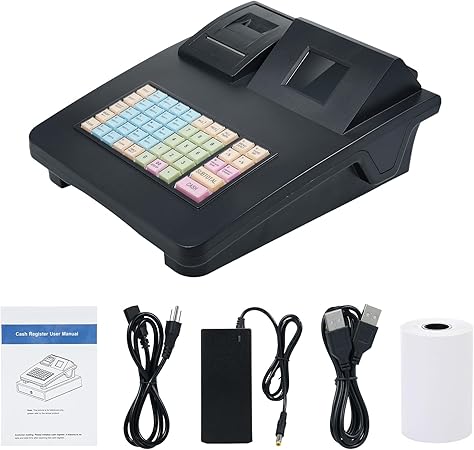 CAJA REGISTRADORA ELECTRÓNICA DE 8 DÍGITOS CON 48 TECLAS Y PUERTO USB GRADO A