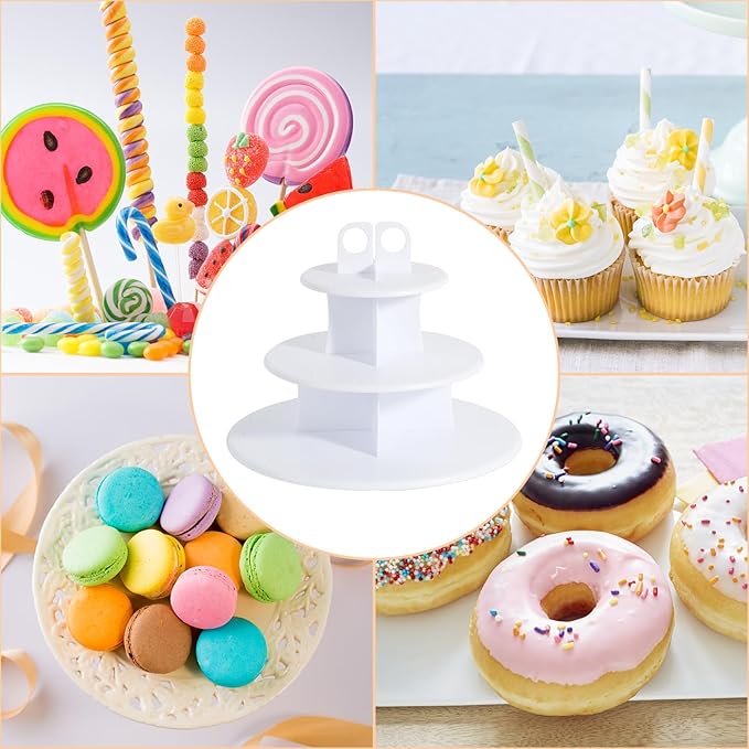 Juego De 9 Pizas De Soporte Para Cupcakes, Mesa De Postro 9