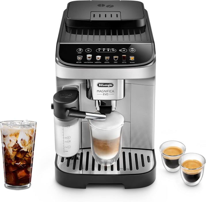 CAFETERA DELONGHI MAGNIFICA EVO C/ LATTE ECAM29084SB PLATEADO GRADO A