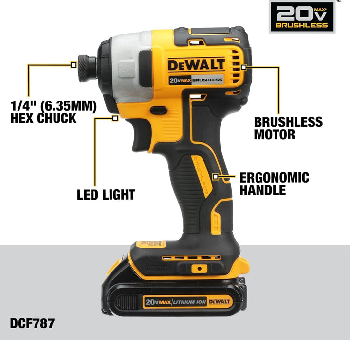 KIT TALADRO Y ROTOMARTILLO 1 2 IN   LLAVE IMPACTO 20V DEWALT  GRADO A