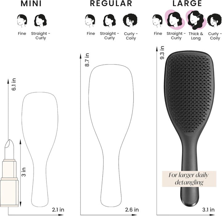 Para Cepillo Desenredar Detangler 325 Cerdas Cabello Seco Y 10084