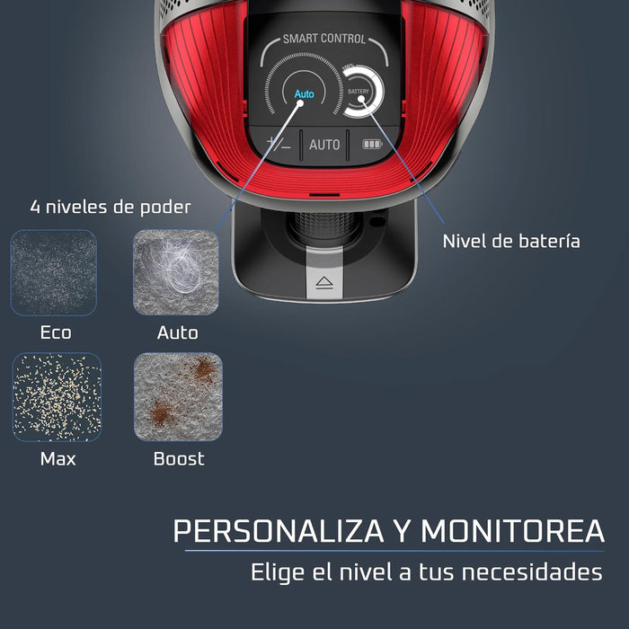 Rowenta Aspiradora X-Force Flex 12.60 inalámbrica para Auto y Pelo de Mascota, Contenedor de Polvo, tecnología Flex, detección automática de Piso, hasta 45 Min de Tiempo de Funcionamiento, RH98A2U1 GRADO B
