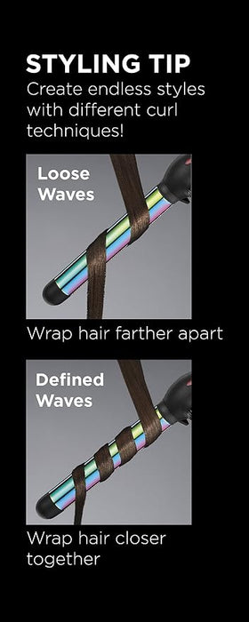 CURLING WAND CONAIR INFINITIPRO RAINBOW TITANIUM 1-INCH GRADO A