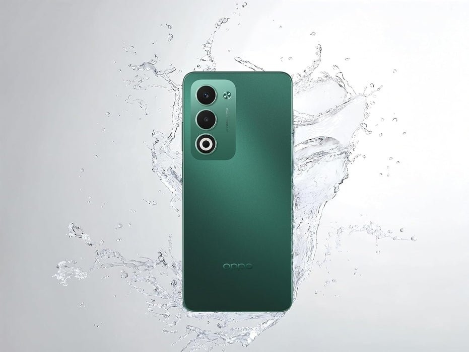 OPPO A5 VERDE AURORA 256 GB + 4GB, CAMARA 50MP + 5MP, BATERI­A DE 5 AÑOS + CARGA RÃ¡PIDA 45W, RESISTENCIA GRADO MILITAR, PANTALLA ULTRABRILLANTE 1000 NITS, AI GRADO A