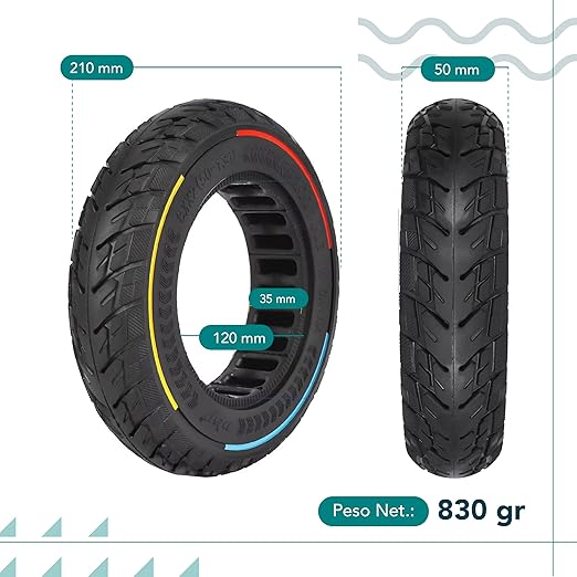 LLANTA SOLIDA SCOOTER ELÃ©CTRICO  8.5 PULGADAS XMI grado b