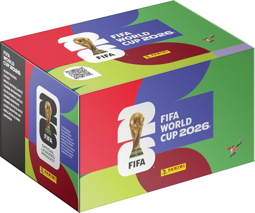 ALBUM FIFA WORLD CUP 2026 PANINI CAJA CON 100 SOBRES (NO INCLUYE ALBUM) GRADO B