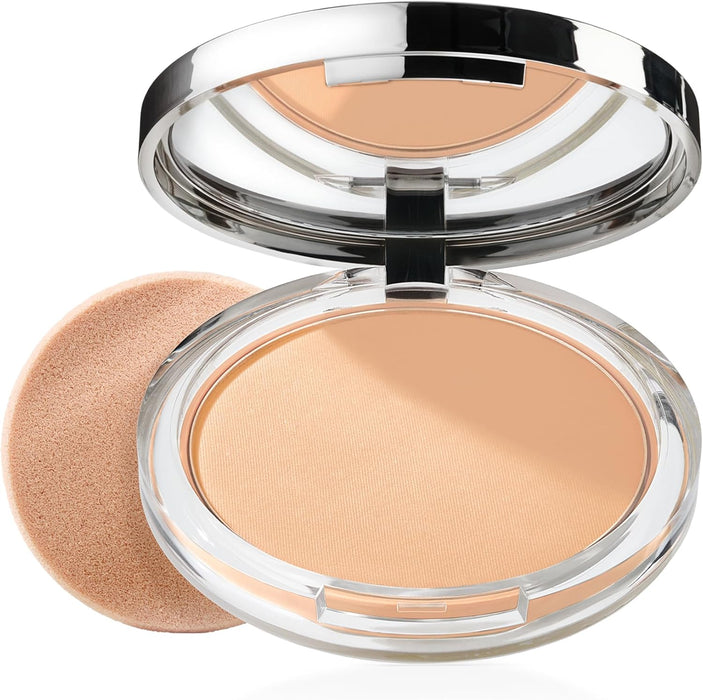 Clinique Polvo Compacto Stay-Matte Sheer para pieles grasas | Acabado Mate + Minimiza los Brillos Color: Stay Neutral GRADO B
