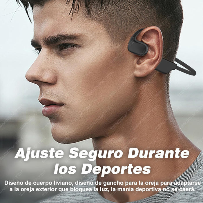 📈 Audífonos Deportivos Xundd B010 (Negro) | Conducción Ósea Profesional (Grado A) 💎🚀